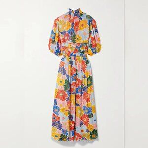 NWT - FARM Rio - Sand Sunny Daisies Maxi Dress - Medium